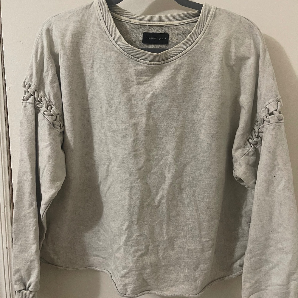 Comfy Cute Oversized Sweatshirt Top Size Small